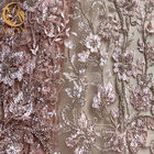 Il ricamo Mesh Wedding Lace Fabrics Nigerian ha bordato la larghezza di 140cm